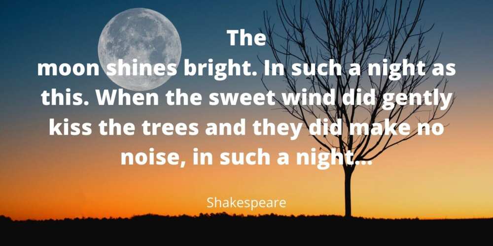 Moon quotes Shakespeare