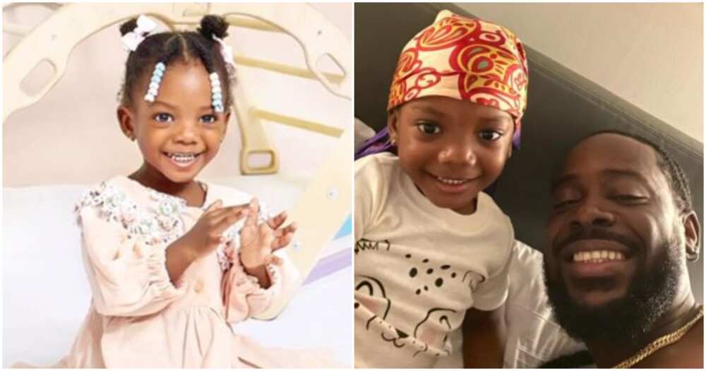 Singers Simi and Adekunle Gold's daughter Deja