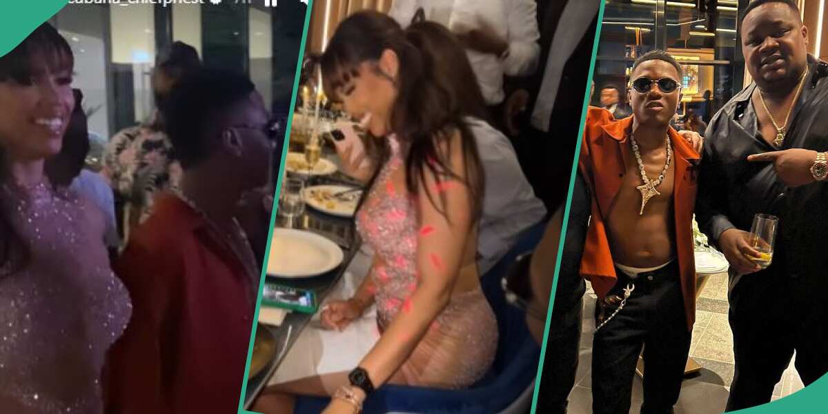 See lovely clips as Wizkid throws Jada P a sweet birthday dinner in Lagos