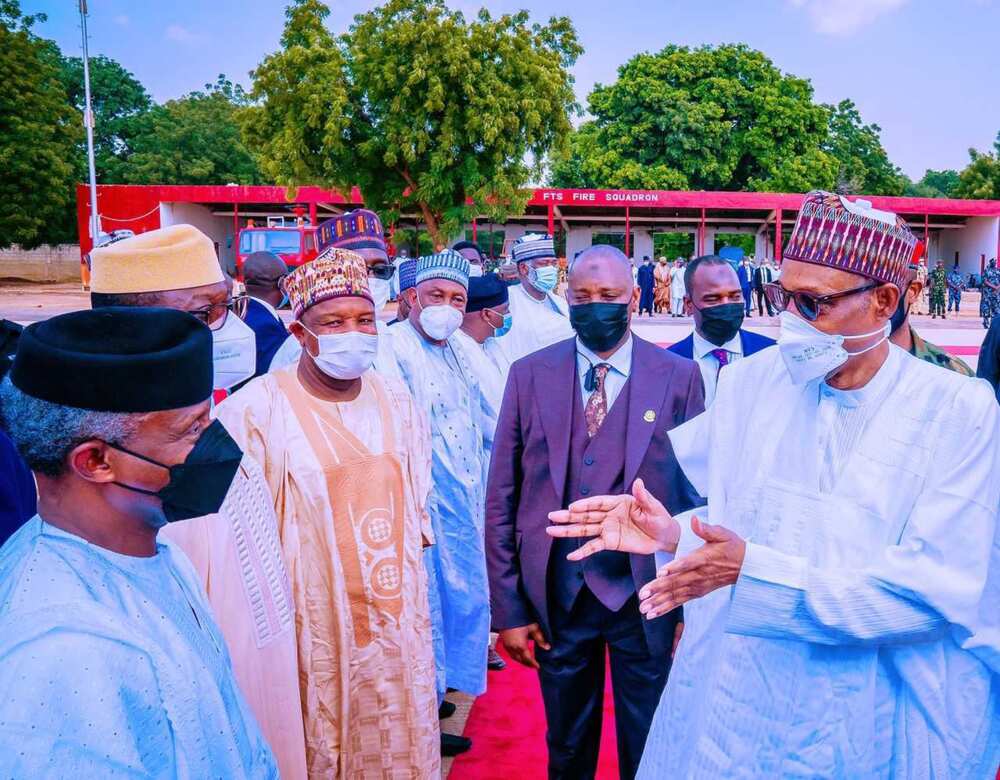 Presidency releases adorable images from wedding of Buhari's son
