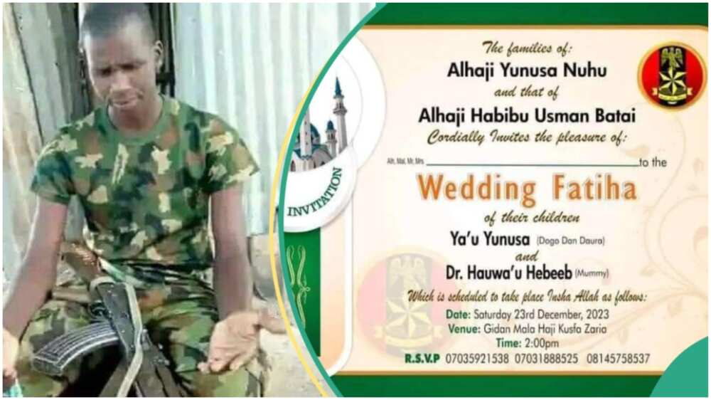 Nigerian Soldier/Kano/Saturday wedding