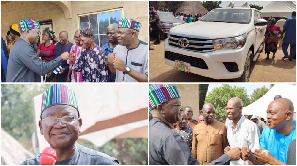 Governor Ortom Celebrates Driver Who Gave Him Opportunity to Be Bus Conductor in Benue
