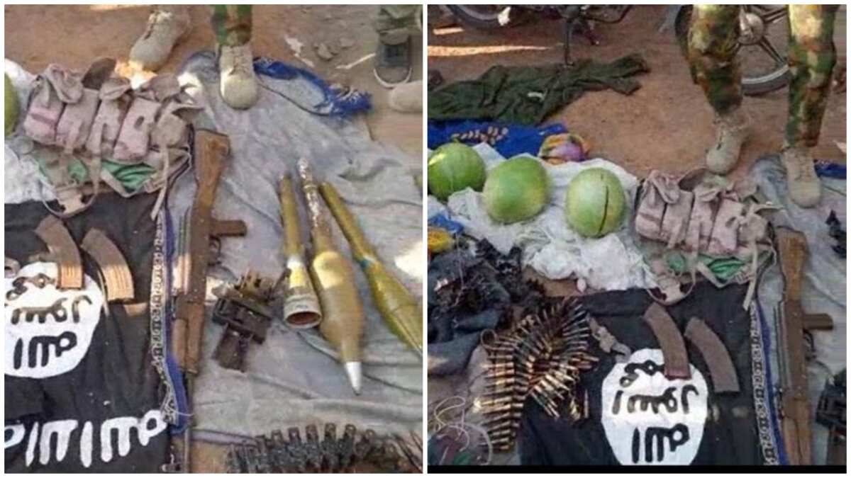 Items recovered from the terrorists. Photo source: Nigerian Army