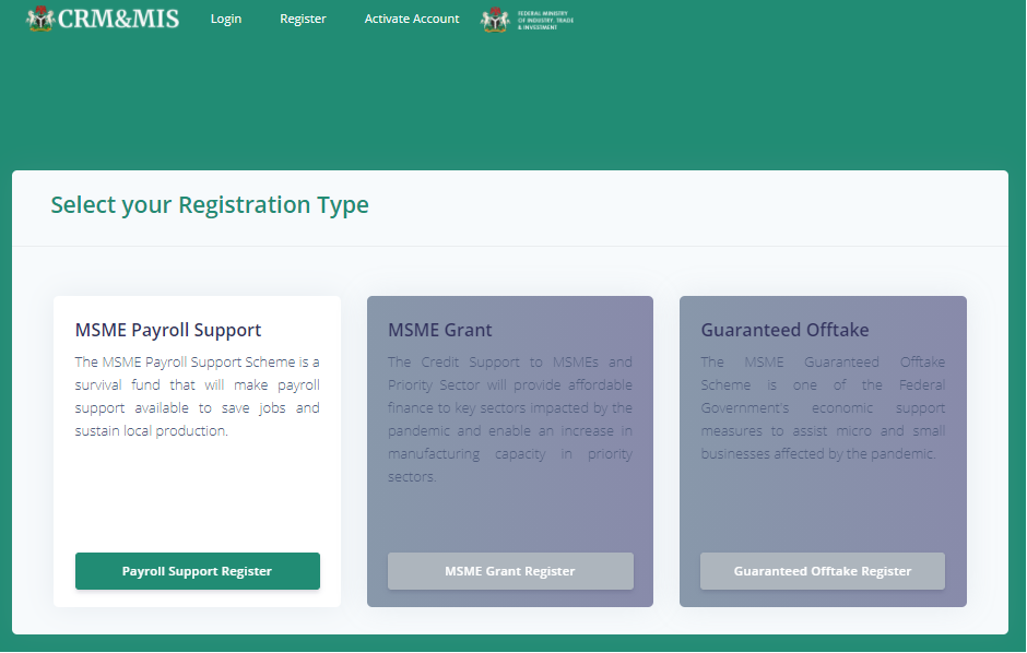 Survival Fund registration portal