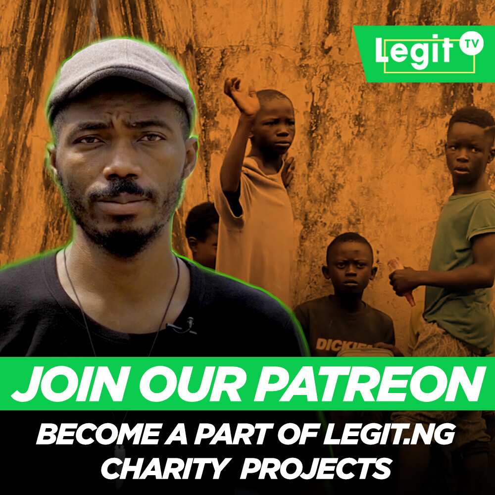 Help us change lives, join Legit.ng’s Patreon programme Help us change lives, join Legit.ng’s Patreon programme