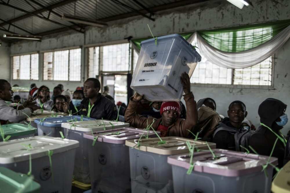The election commission is under pressure to deliver a clean vote and release the results by August 16 The election commission is under pressure to deliver a clean vote and release the results by August 16