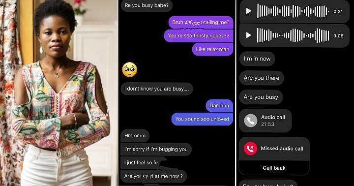 Lady Leaks Upsetting Chat with Obsessed Admirer: 