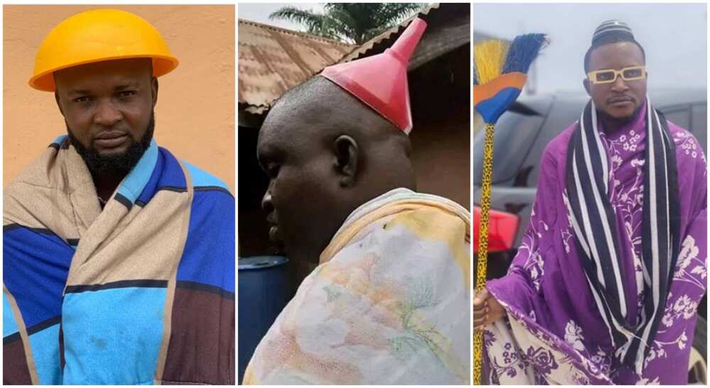 Photos of Nigerians claiming to be bishops.