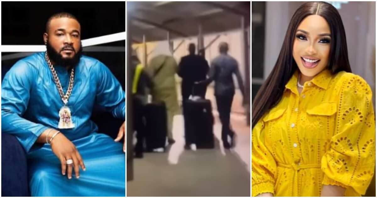 Mohbad: See unbelievable way Tonto Dikeh welcomed Sam Larry back to Nigeria (video)