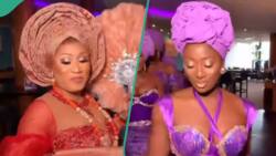 "Nice circle": Bride and her asoebi ladies give fashion goals in glamorous outfits, turn heads