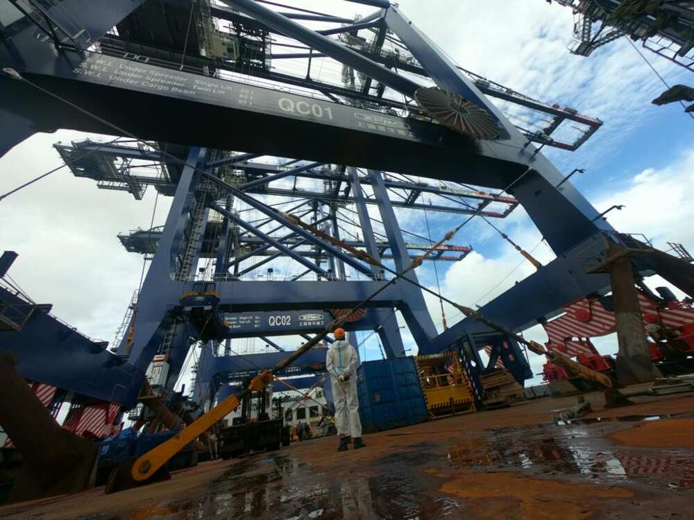 First Vessel Berths as Lekki Port takes Delivery of STS Cranes and RTG Equipment