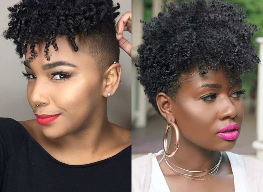 How to style short natural hair at home 