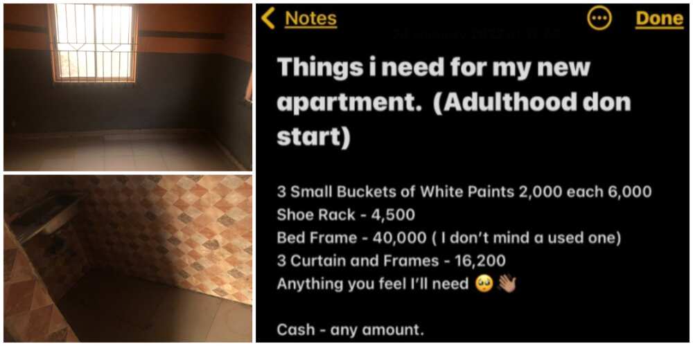 Please I need help: Nigerian man seeks help online in furnishing his empty self con after leaving parents' house