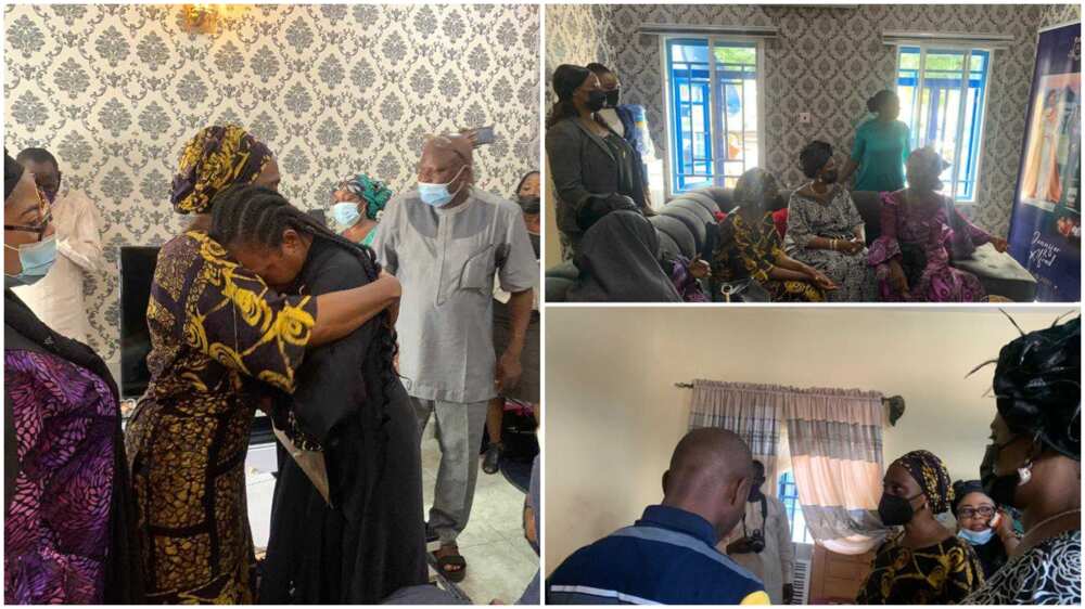 Military Plane Crash: Emotional Photos, Video as Osinbajo's Wife Visits Late COAS Attahiru's family, Others