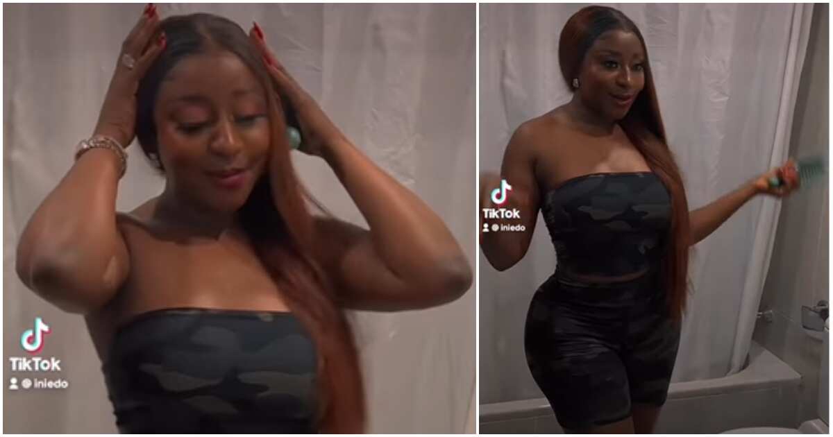 See the different things Nigerians are saying about Ini Edo's body as she shows off new video