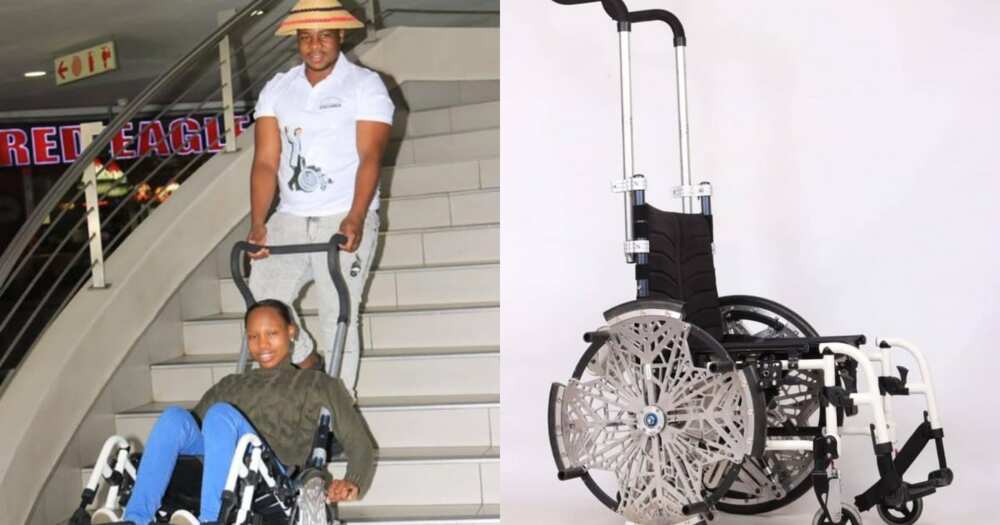 Reinventing the Wheel: Man Builds a Wheelchair That Moves on Stairs