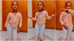 Little girl warms hearts with amazing dance steps in video as she joins Breakfast Challenge, many react