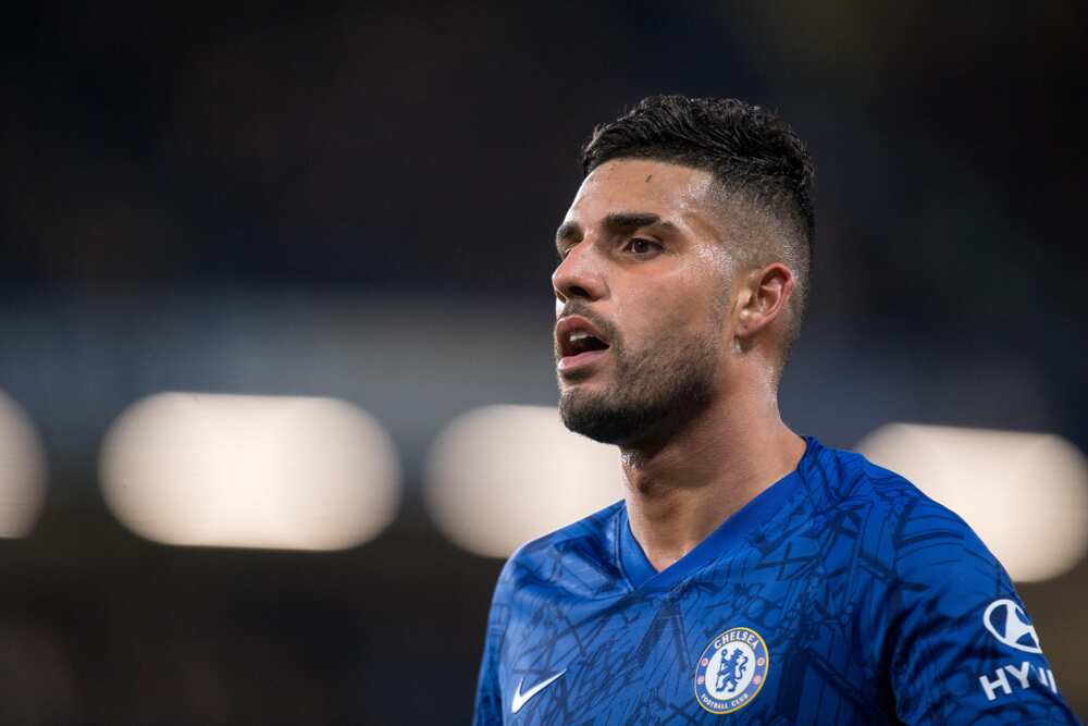 Emerson Palmieri in action for EPL giants Chelsea