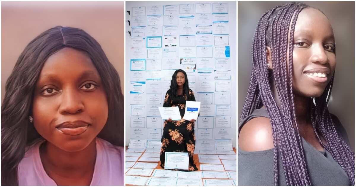 Meet 18-year-old 100 level OAU female student who has 121 certifications, honours and badges