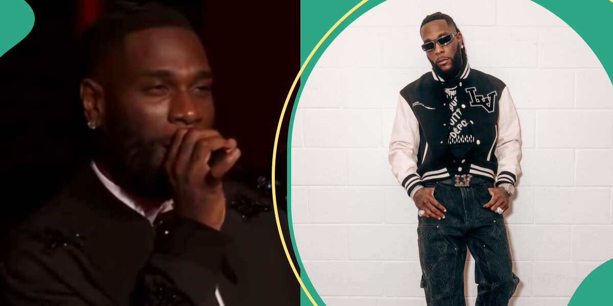 WATCH video of Burna Boy as he goofs during an award ceremony in the UK