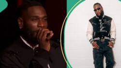 "Baba needs glasses": Video of Burna Boy struggling to read from a teleprompter goes viral