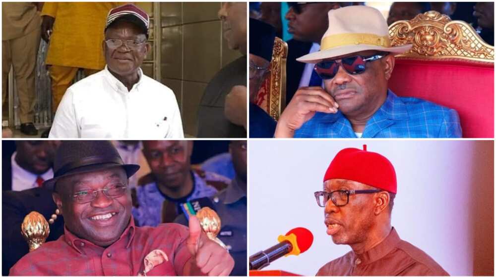 Nyesom Wike/Ifeanyi Okowa/Samuel Ortom/2023 Elections/Governorship Elections