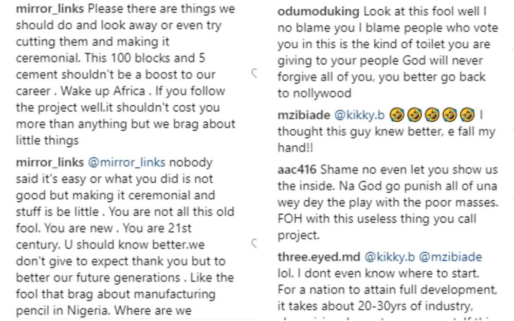 Nigerians come hard on Desmond Elliott for commissioning public toilet, he reacts