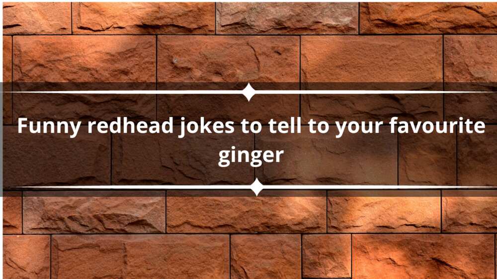 Funny redhead jokes