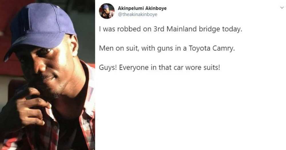 Popular blogger narrates how he was robbed by men in suit in Lagos