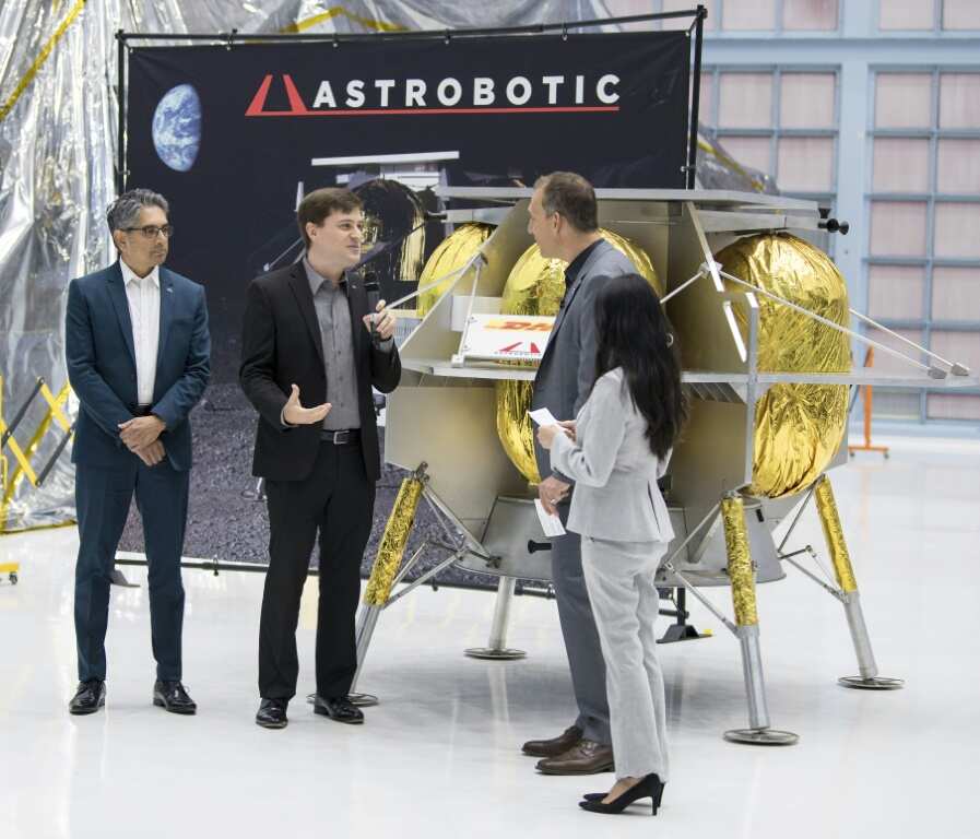 Both Intuitive Machines and Astrobotic are part of NASA's Commercial Lunar Payload Services