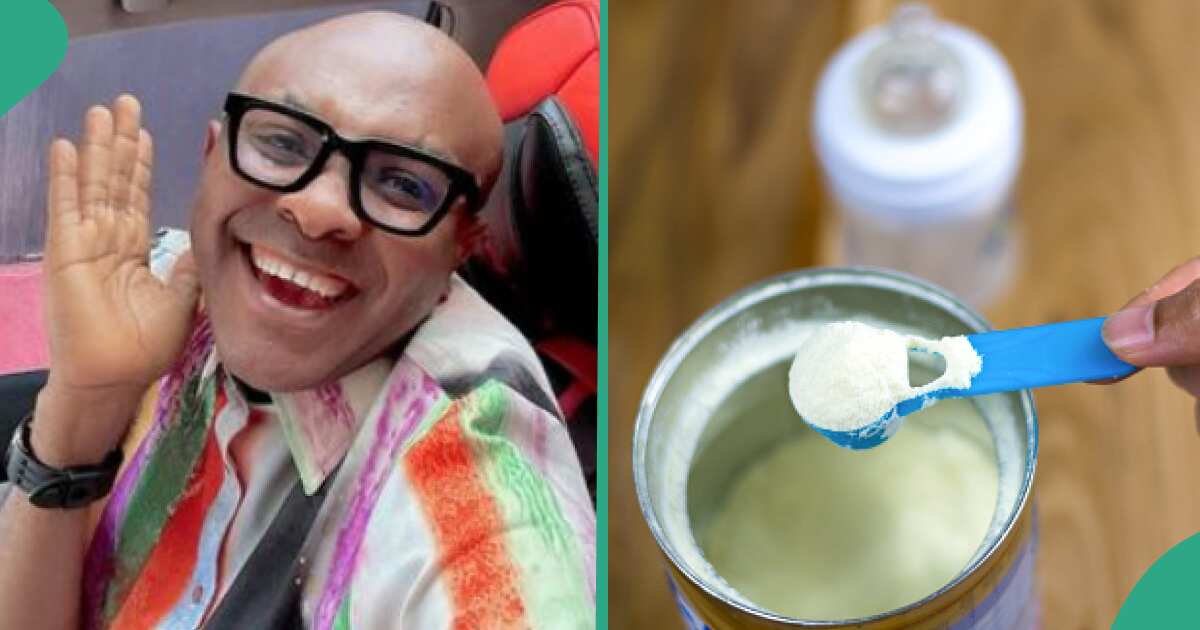 Nigerian man dumps adult milk after tasting baby milk, shares what he noticed