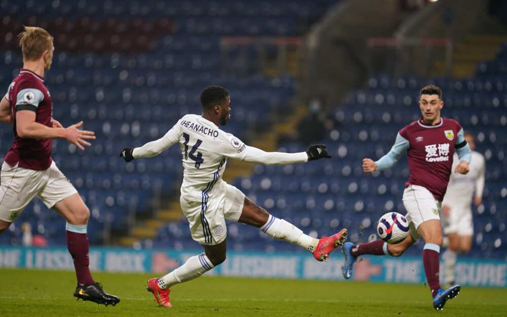 Nigerian star Iheanacho rescues Leicester from defeat after scoring Premier League goal of the season goal