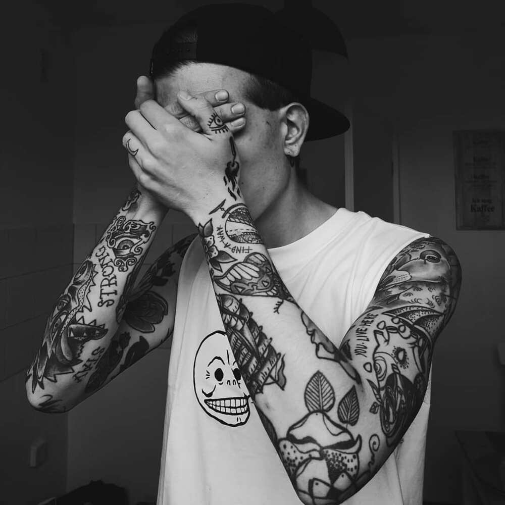 mens arm tattoos