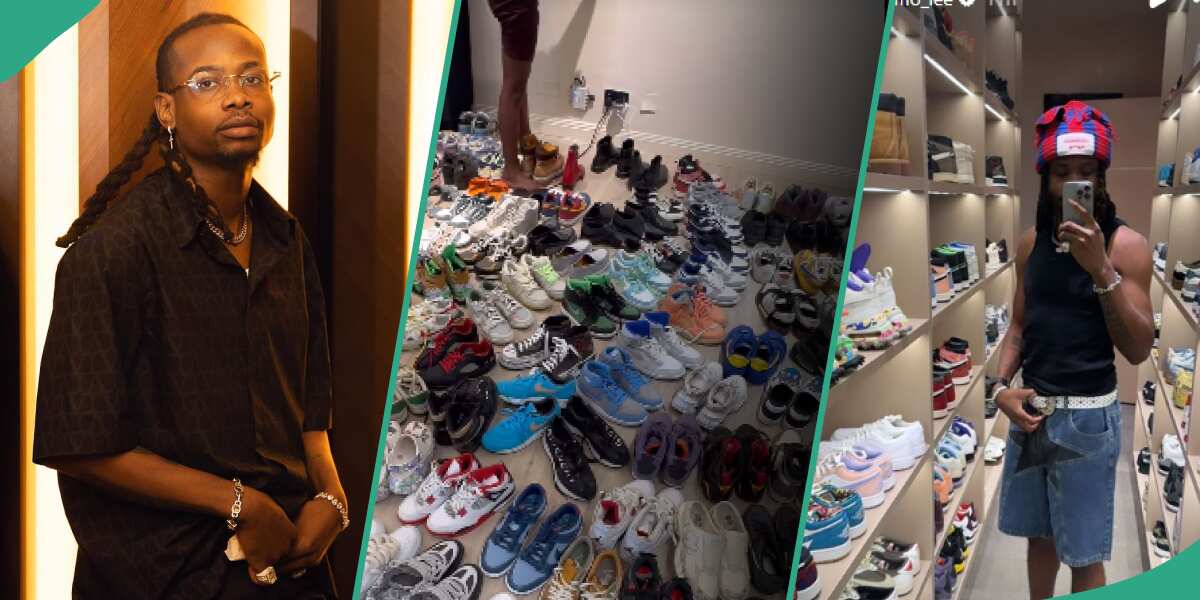 See Yhemo Lee’s shoe closet worth over $50k with over 500 pairs of kicks in it