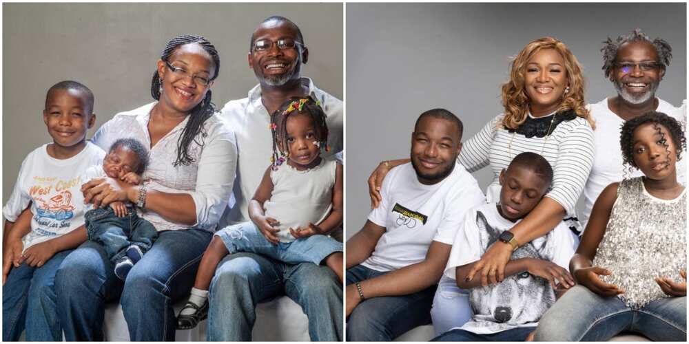 Photographer Kelechi Amadi-Obi recreates photos of his family taken years ago