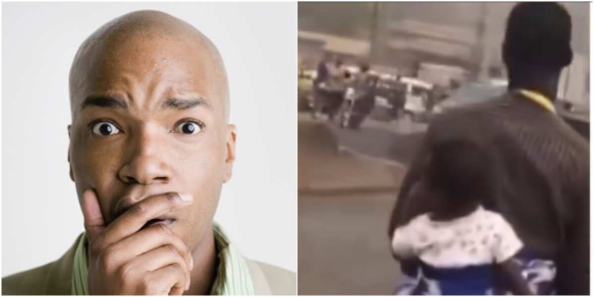 Wetin eye no go see? Video of Nigerian okada rider backing baby on 2-wheeler causes stir online