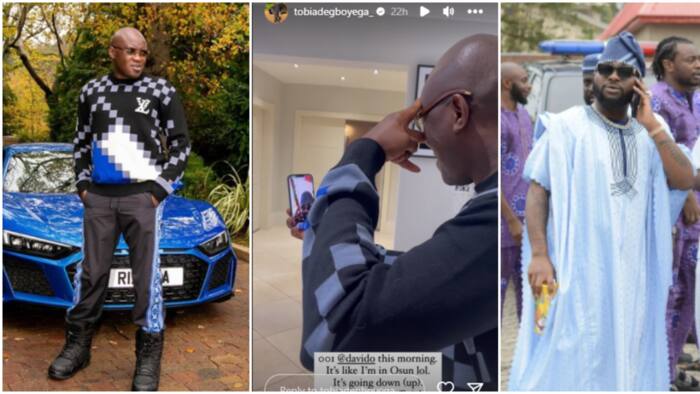 “I should be in Naija”: Pastor Tobi says as he calls Davido on IG live during Osun swearing-in, video trends