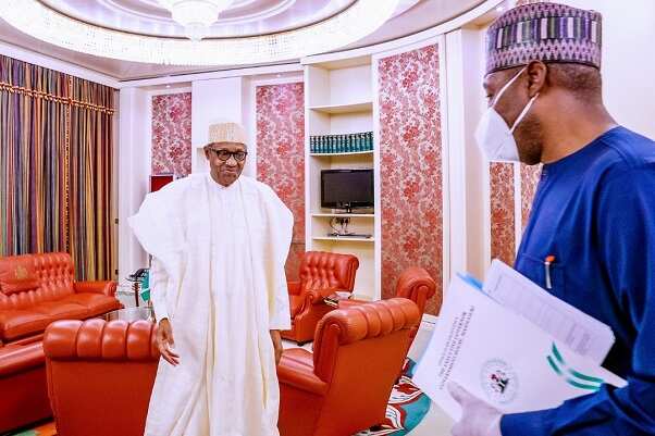 Buhari da Zulum a fadar shugaban kasa
Hakkin mallakar hoto: Fadar shugaban kasa