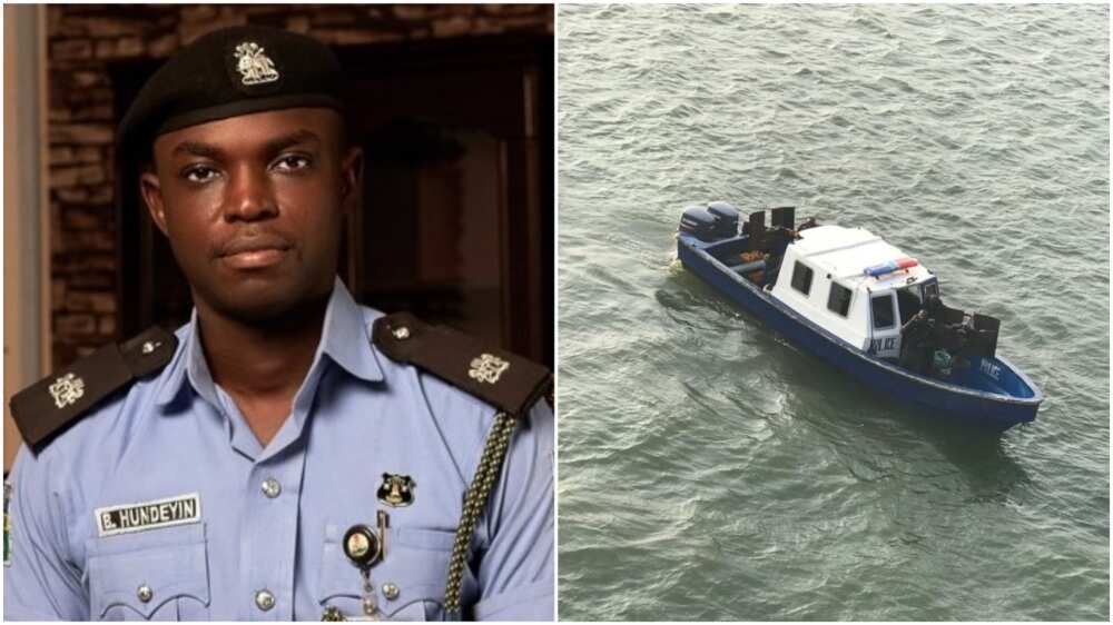 Lagos State Police Public Relations Officer, SP Benjamin Hundeyin, Lagos Lagoon