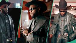 "Na why u no win be this": Burna Boy's outfit to the Grammys trends, cost leaves many stunned