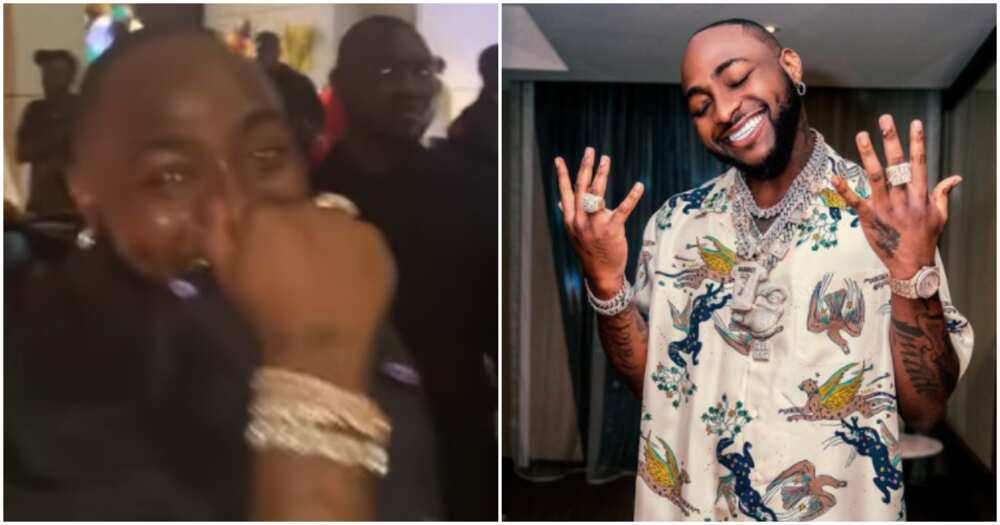Davido moves with heavy bodyguards