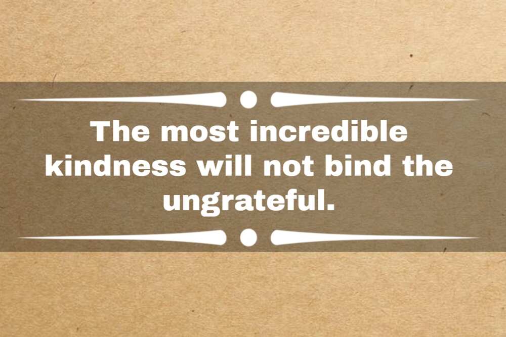 quotes about being ungrateful