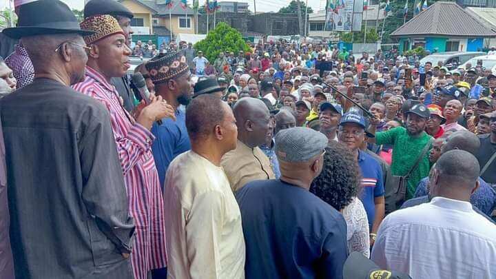 Rotimi Amaechi, APC supporters in Rivers