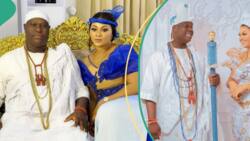 Ooni's wife, Queen Tobi Phillips, dazzles internet with pregnancy photos: "God gave me double"