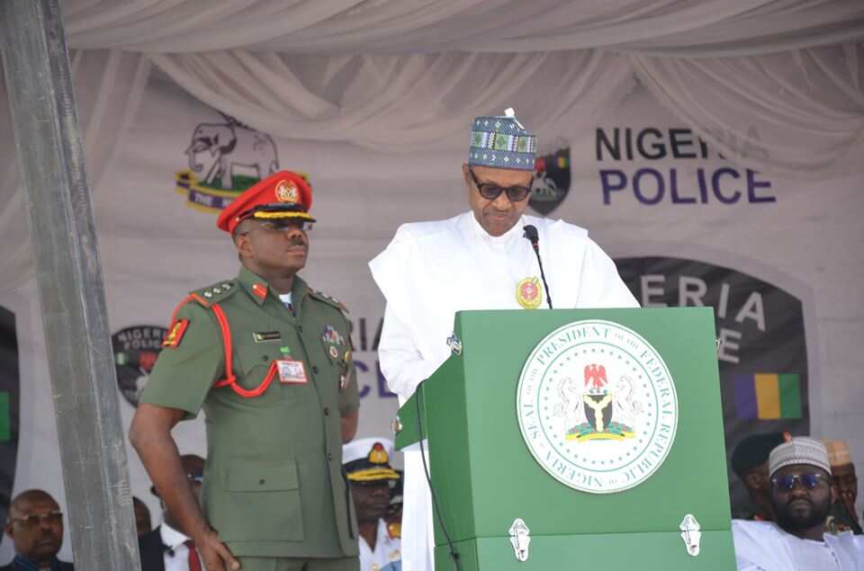 Buhari inaugurates police data centre, electronic surveillance vehicles