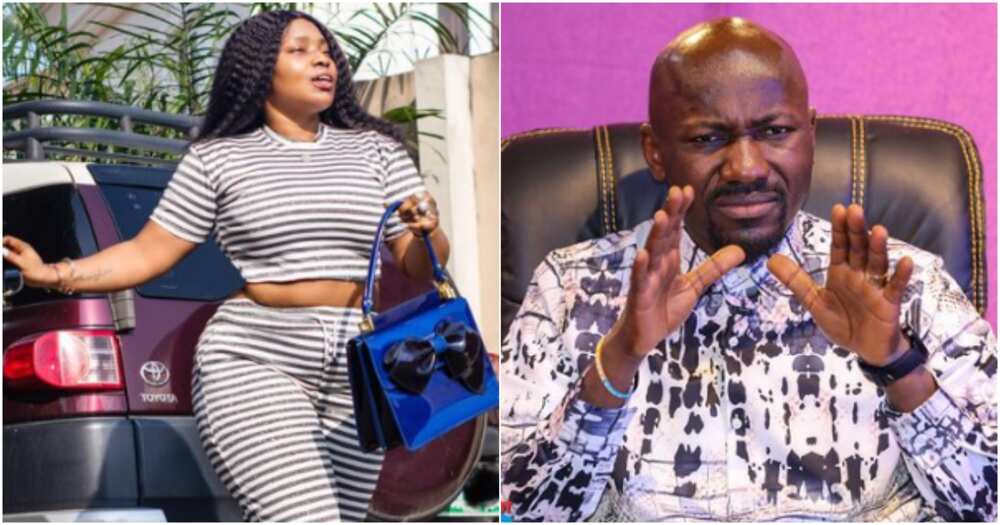 Halima Abubakar and Apostle Suleman