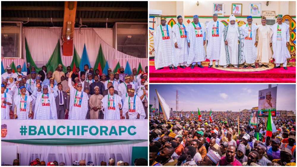 Tinubu in Bauchi/Senate President Lawan/APC Presidential Rally