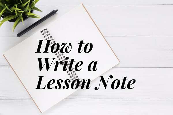 Lesson note