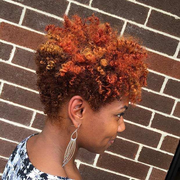 Top-15 easy natural hairstyles for short hair