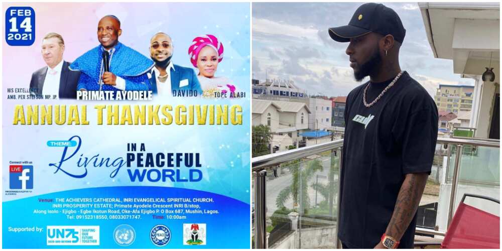 Davido and gospel singer Tope Alabi to share stage